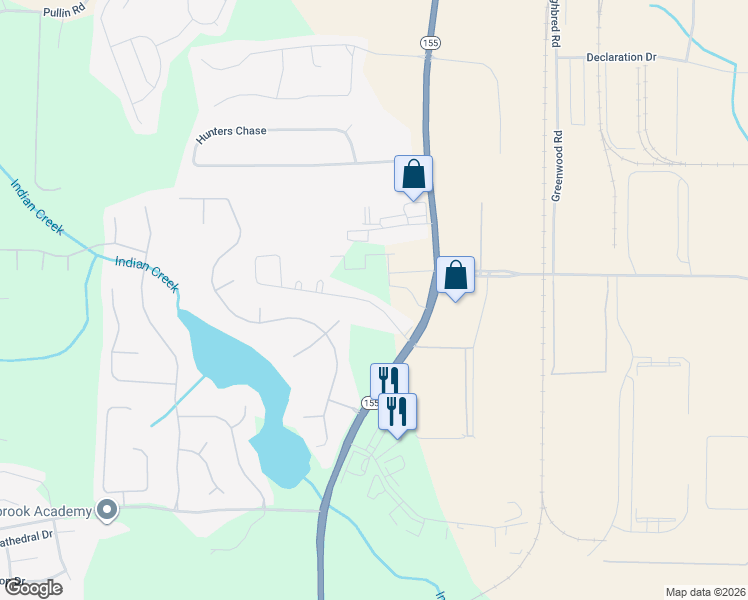 map of restaurants, bars, coffee shops, grocery stores, and more near 152 Lossie Lane in McDonough