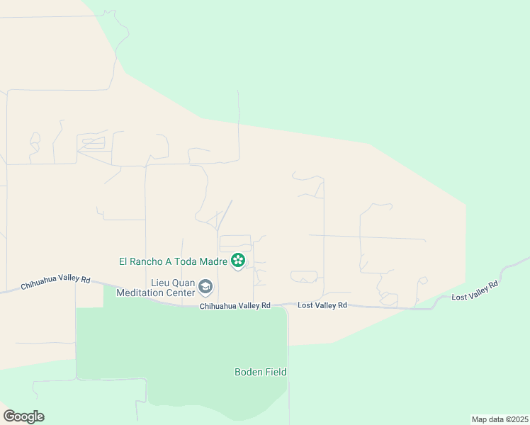 map of restaurants, bars, coffee shops, grocery stores, and more near 13298 Chihuahua Valley Road in Warner Springs