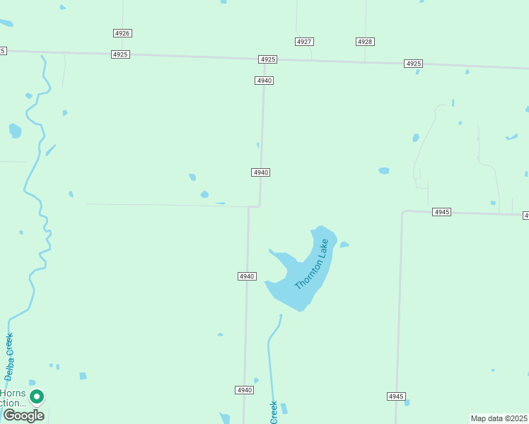 map of restaurants, bars, coffee shops, grocery stores, and more near 1284 County Road 4940 in Leonard