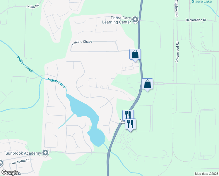 map of restaurants, bars, coffee shops, grocery stores, and more near 500 Jaclyn Circle in McDonough