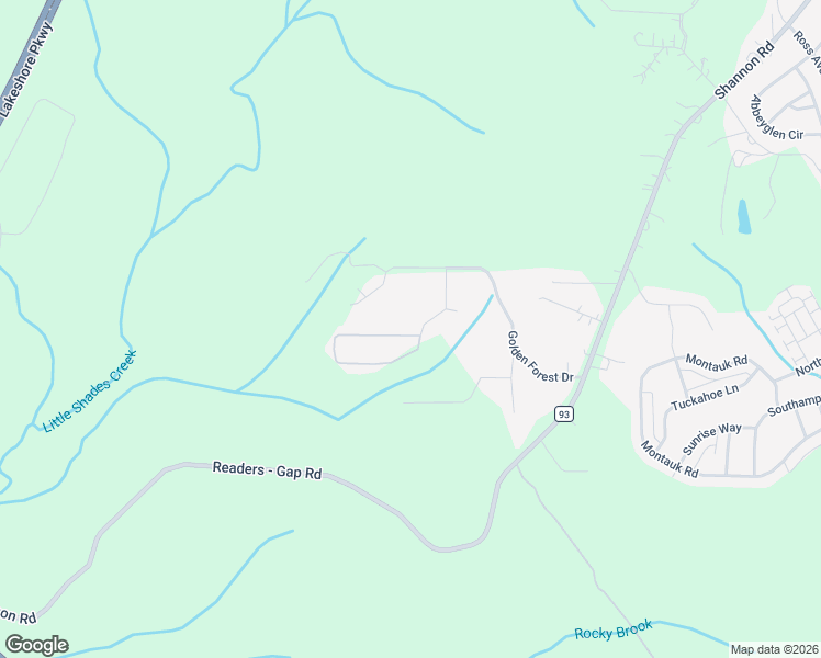 map of restaurants, bars, coffee shops, grocery stores, and more near 1594 Glenridge Drive in Bessemer