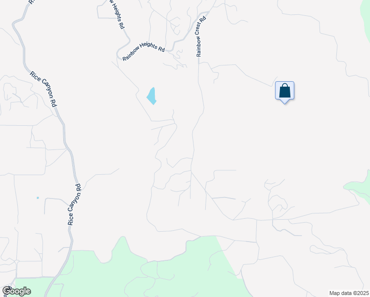 map of restaurants, bars, coffee shops, grocery stores, and more near 1078 Rainbow Crest Road in Fallbrook