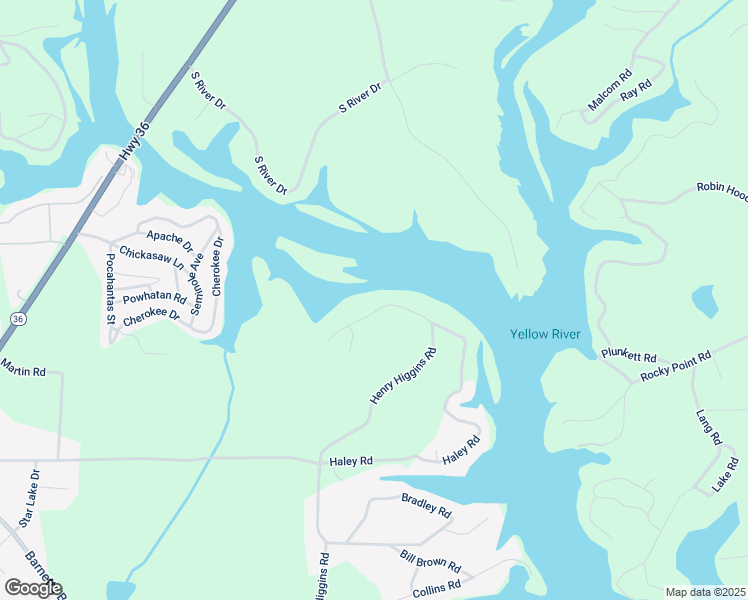 map of restaurants, bars, coffee shops, grocery stores, and more near 424 Henry Higgins Road in Jackson