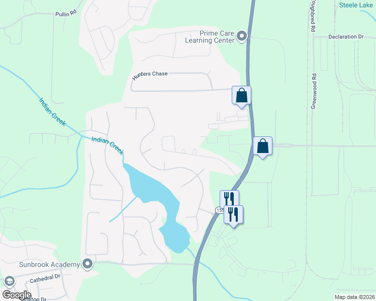 map of restaurants, bars, coffee shops, grocery stores, and more near 604 Henni Circle in McDonough