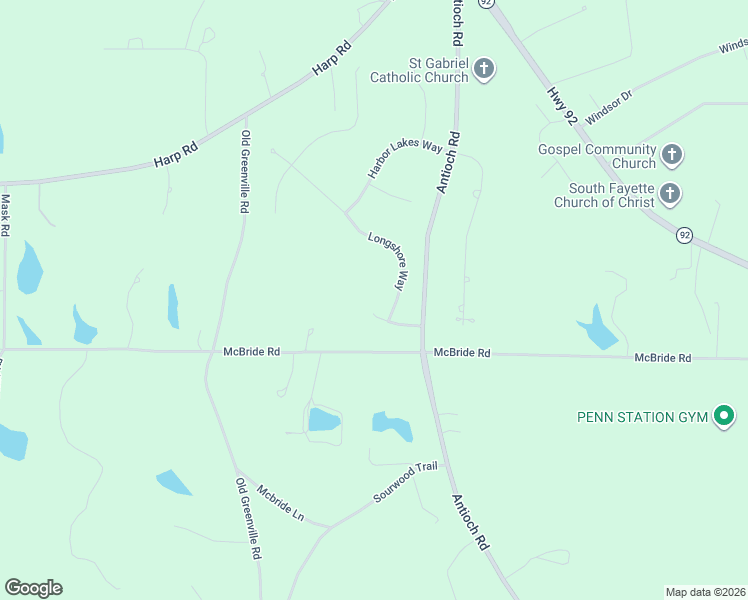 map of restaurants, bars, coffee shops, grocery stores, and more near 155 Lighthouse Court in Fayetteville