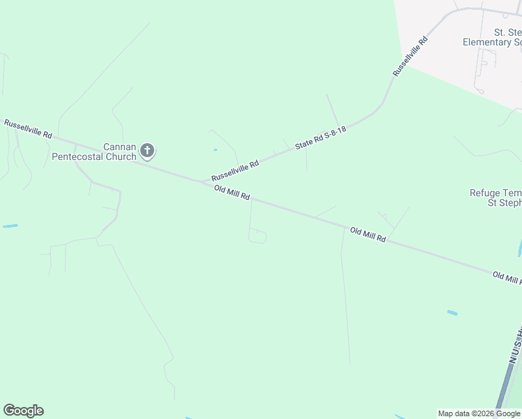 map of restaurants, bars, coffee shops, grocery stores, and more near 1215 Old Mill Road in Saint Stephen