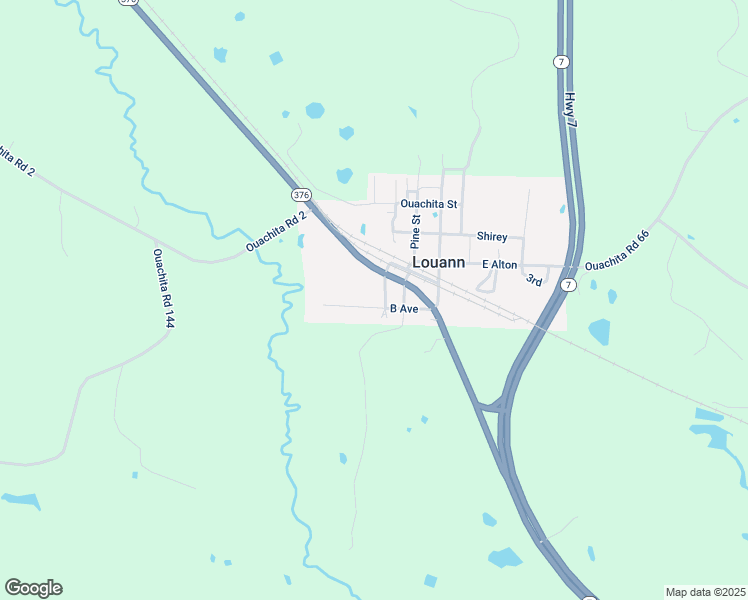 map of restaurants, bars, coffee shops, grocery stores, and more near 309 Oak Street in Louann