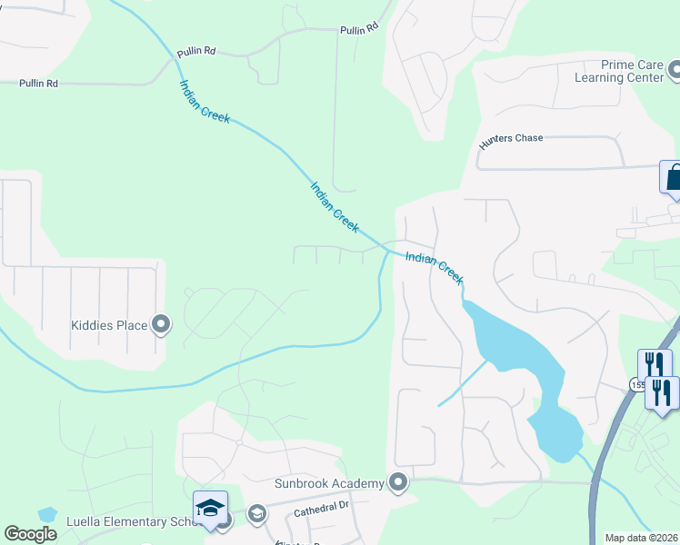 map of restaurants, bars, coffee shops, grocery stores, and more near 8012 Burly Wood Way in McDonough