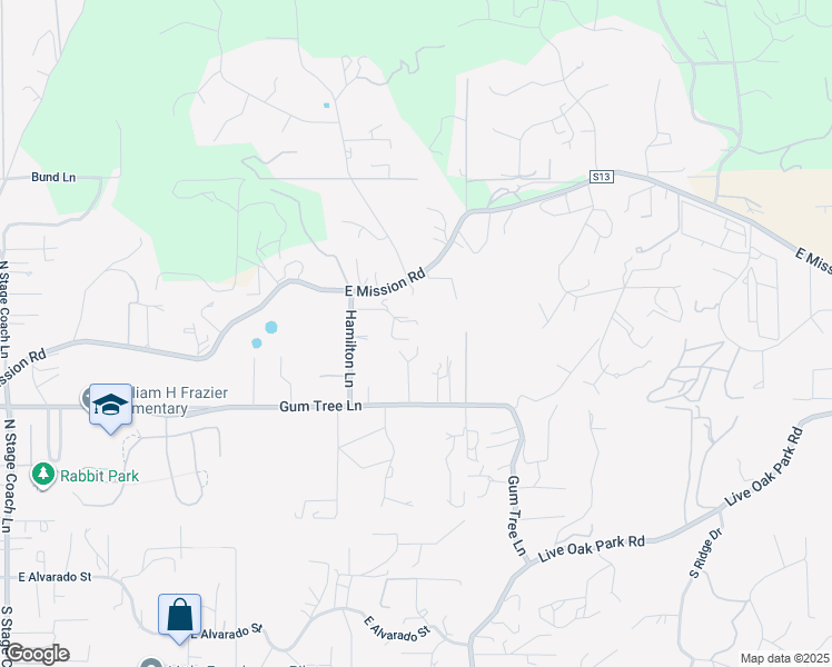 map of restaurants, bars, coffee shops, grocery stores, and more near 2399 Paige Circle in Fallbrook