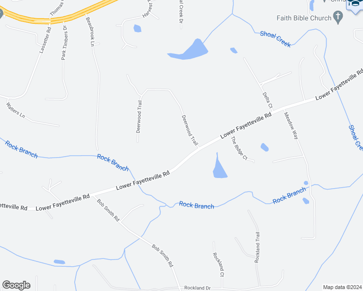 map of restaurants, bars, coffee shops, grocery stores, and more near 101 Deerwood Trail in Sharpsburg