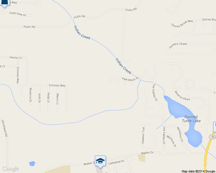 map of restaurants, bars, coffee shops, grocery stores, and more near 3090 Pale Moon Place in McDonough