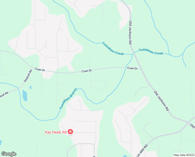map of restaurants, bars, coffee shops, grocery stores, and more near 2042 Big Cypress Lane in Locust Grove