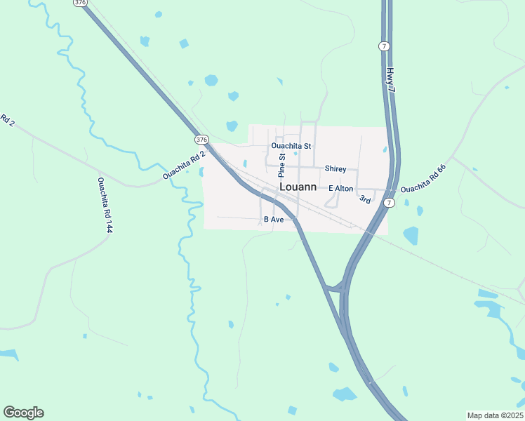 map of restaurants, bars, coffee shops, grocery stores, and more near 309 Oak Street in Louann