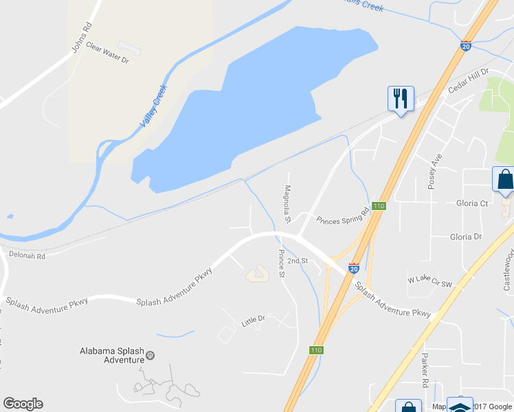 map of restaurants, bars, coffee shops, grocery stores, and more near 4024 Cypress Street in Bessemer