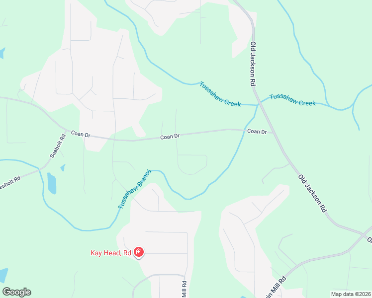 map of restaurants, bars, coffee shops, grocery stores, and more near 2042 Big Cypress Lane in Locust Grove