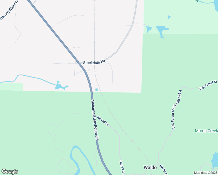 map of restaurants, bars, coffee shops, grocery stores, and more near 230 Sofer Lane in Waldo