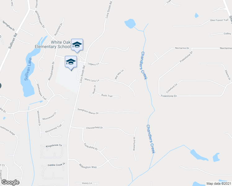 map of restaurants, bars, coffee shops, grocery stores, and more near 80 Buck Trail in Newnan