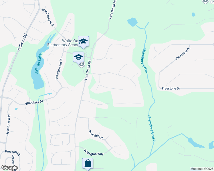 map of restaurants, bars, coffee shops, grocery stores, and more near 30 Buck Trail in Newnan