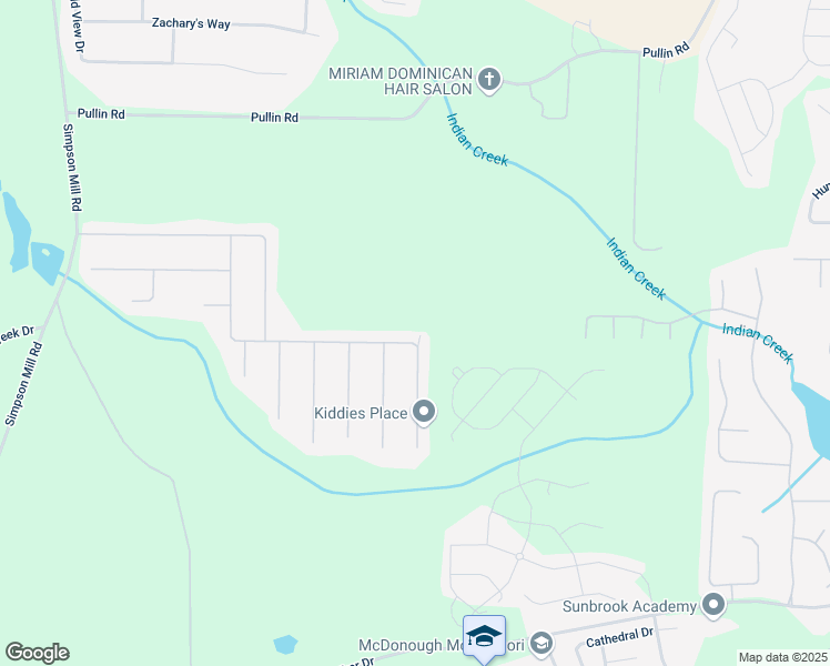map of restaurants, bars, coffee shops, grocery stores, and more near 323 Ermines Way in McDonough