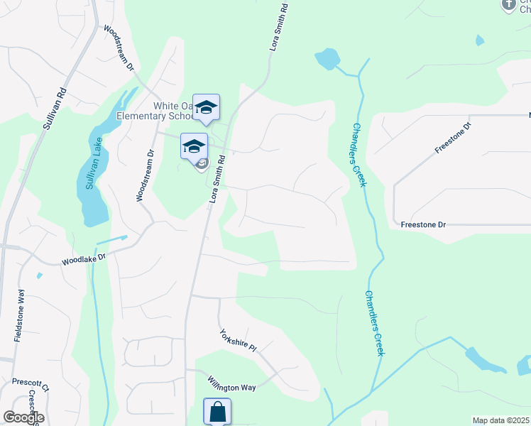 map of restaurants, bars, coffee shops, grocery stores, and more near 30 Buck Trail in Newnan