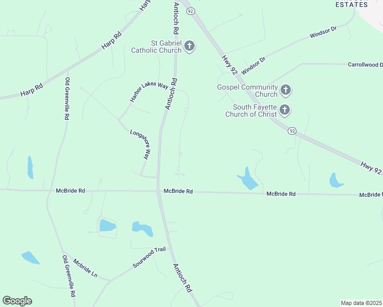 map of restaurants, bars, coffee shops, grocery stores, and more near 220 Watershed Way in Fayetteville
