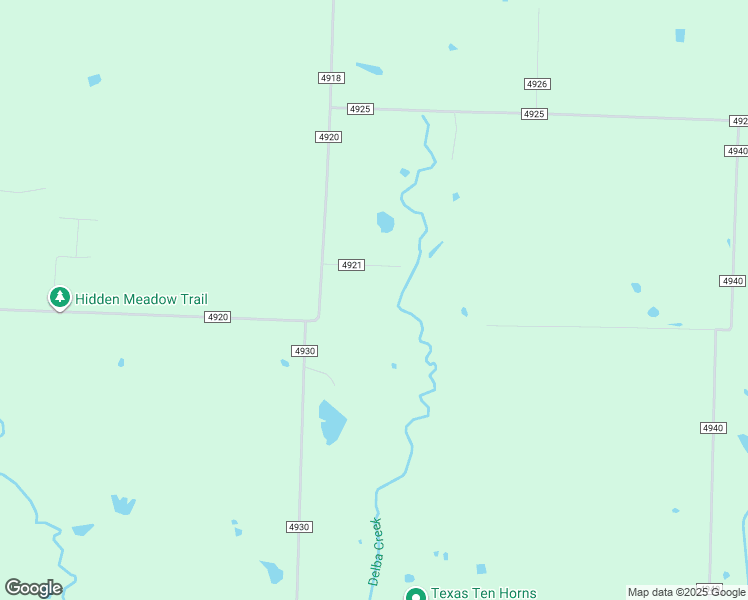 map of restaurants, bars, coffee shops, grocery stores, and more near 1857 County Road 4920 in Leonard