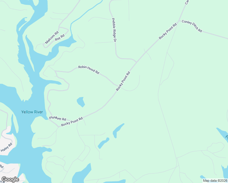map of restaurants, bars, coffee shops, grocery stores, and more near 390 Rocky Point Road in Covington