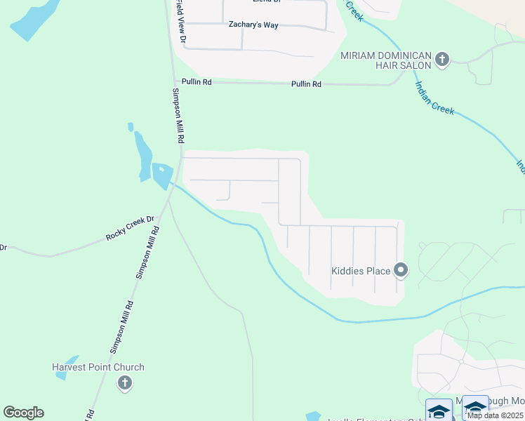 map of restaurants, bars, coffee shops, grocery stores, and more near 509 Nicolas Place in McDonough
