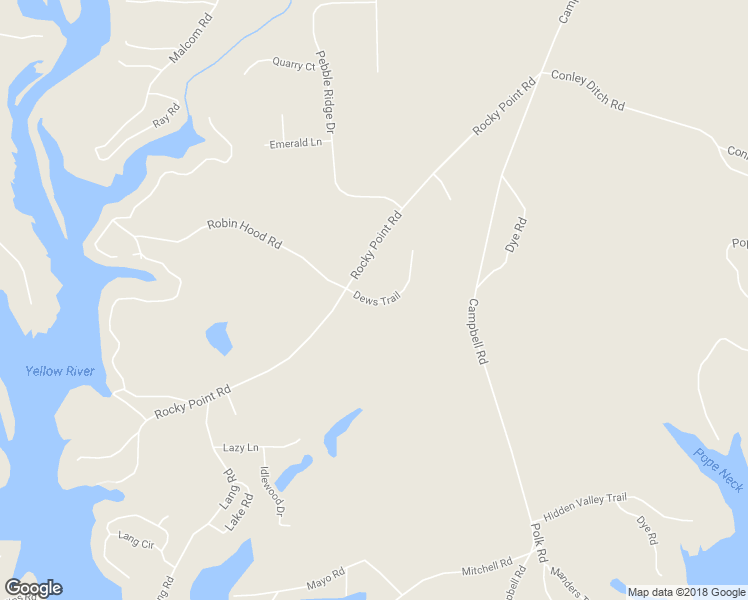 map of restaurants, bars, coffee shops, grocery stores, and more near 281 Rocky Point Road in Covington