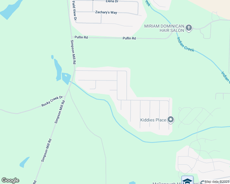 map of restaurants, bars, coffee shops, grocery stores, and more near 500 Nicolas Place in McDonough