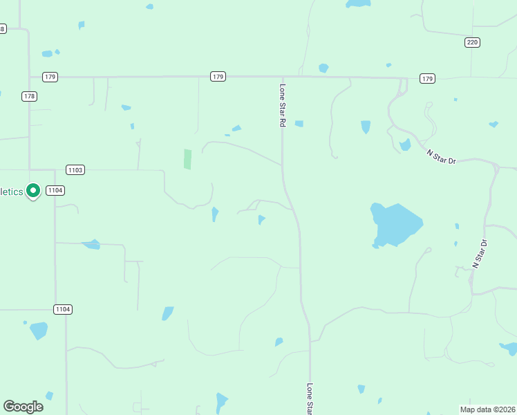 map of restaurants, bars, coffee shops, grocery stores, and more near 2577 Lone Star Road in Celina