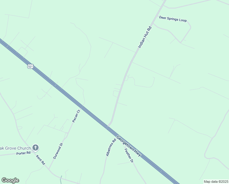 map of restaurants, bars, coffee shops, grocery stores, and more near 369 Indian Hut Road in Georgetown