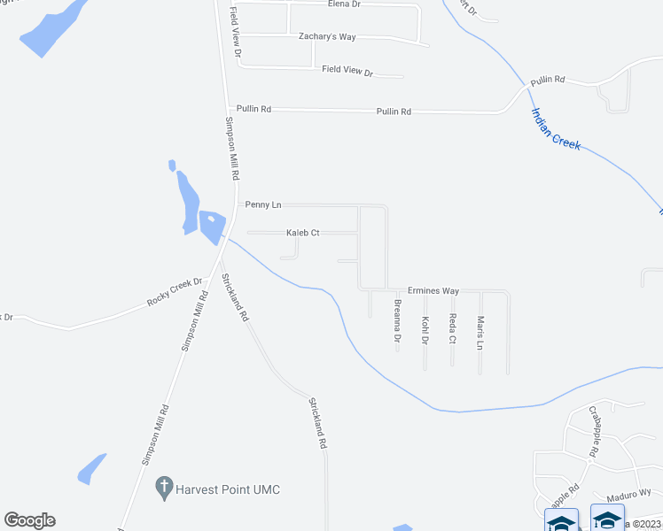 map of restaurants, bars, coffee shops, grocery stores, and more near 512 Nicolas Place in McDonough