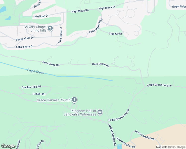 map of restaurants, bars, coffee shops, grocery stores, and more near Deer Creek Road in Ruidoso