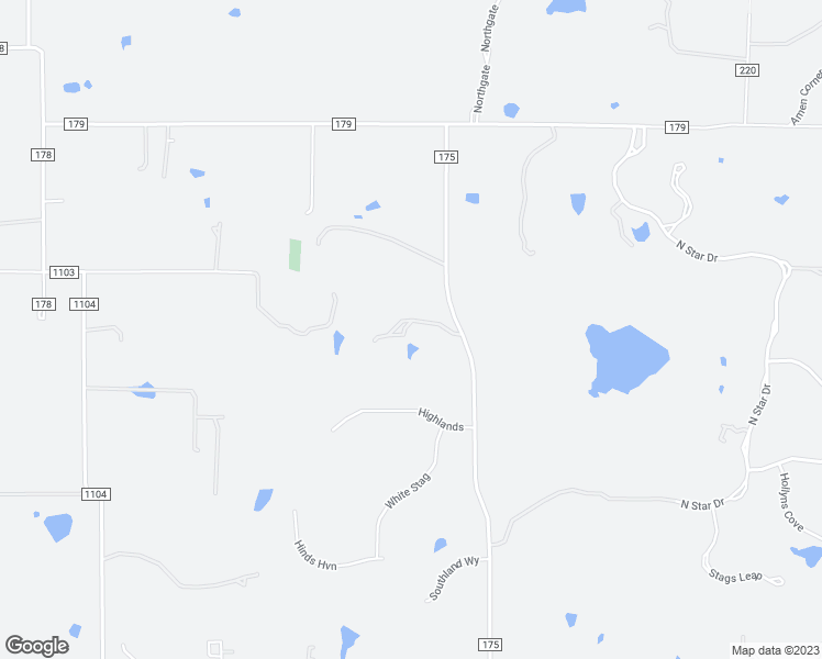 map of restaurants, bars, coffee shops, grocery stores, and more near 2577 Lone Star Road in Celina