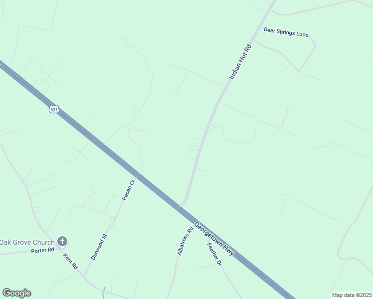map of restaurants, bars, coffee shops, grocery stores, and more near 369 Indian Hut Road in Georgetown