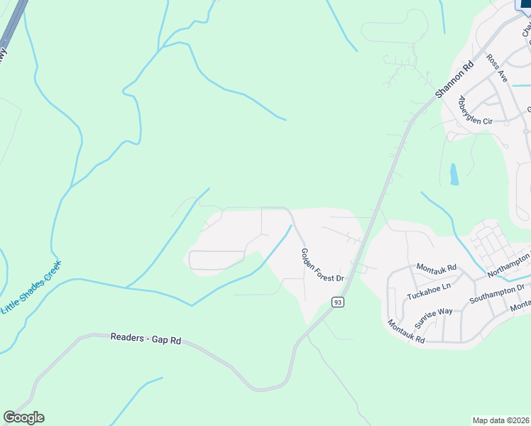 map of restaurants, bars, coffee shops, grocery stores, and more near 1644 Glenridge Drive in Bessemer