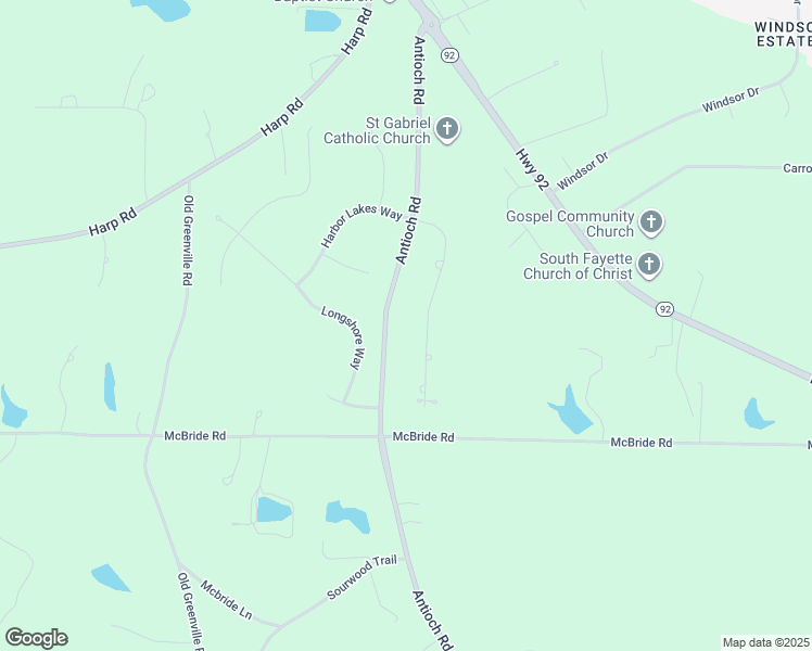 map of restaurants, bars, coffee shops, grocery stores, and more near 185 Watershed Way in Fayetteville