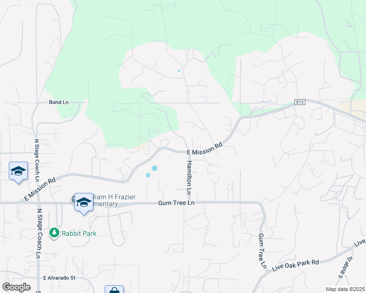 map of restaurants, bars, coffee shops, grocery stores, and more near 2260 East Mission Road in Fallbrook