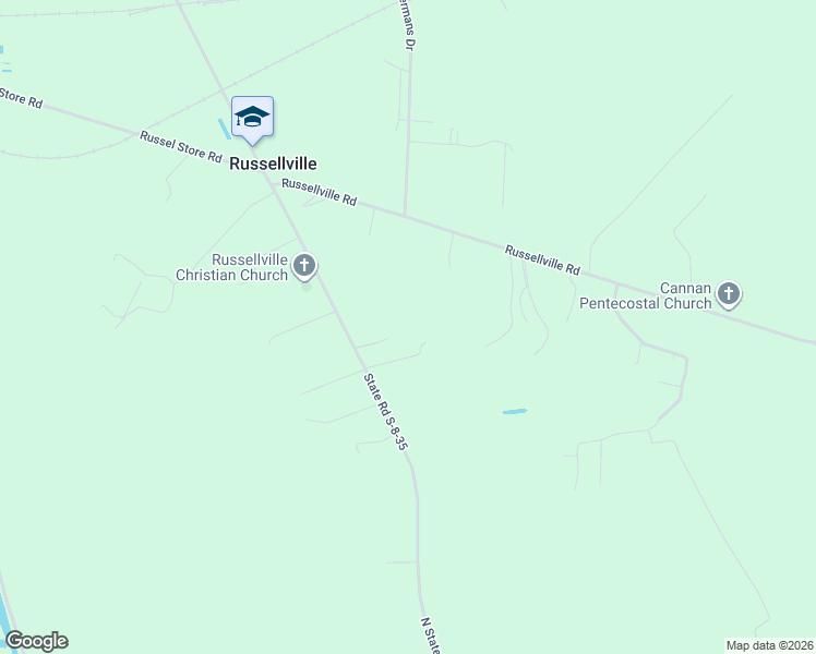 map of restaurants, bars, coffee shops, grocery stores, and more near 624 Chandler Lane in Saint Stephen