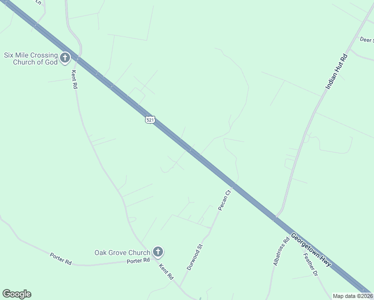 map of restaurants, bars, coffee shops, grocery stores, and more near 1827 Georgetown Highway in Georgetown