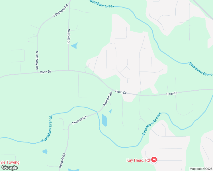 map of restaurants, bars, coffee shops, grocery stores, and more near 1119 Coan Drive in Locust Grove