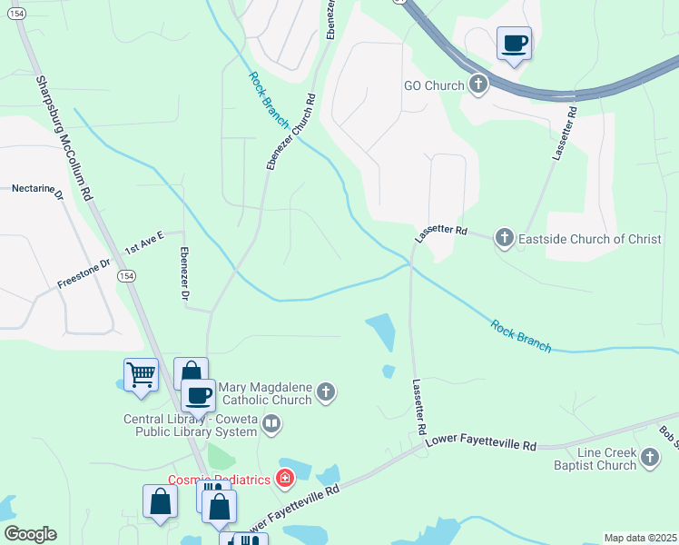 map of restaurants, bars, coffee shops, grocery stores, and more near 149 Avalon Way in Sharpsburg