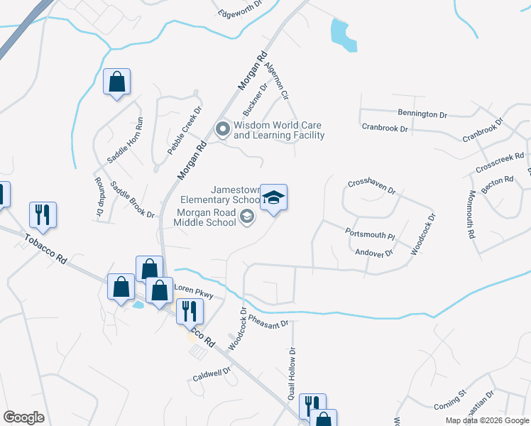 map of restaurants, bars, coffee shops, grocery stores, and more near 3635 Hiers Boulevard in Hephzibah