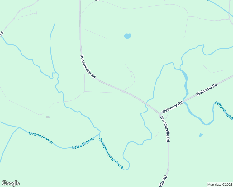 map of restaurants, bars, coffee shops, grocery stores, and more near 4315 Roosterville Road in Roopville