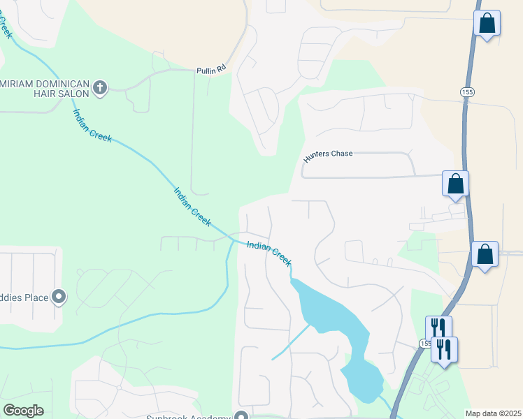 map of restaurants, bars, coffee shops, grocery stores, and more near 468 The Gables Drive in McDonough