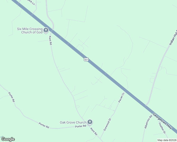 map of restaurants, bars, coffee shops, grocery stores, and more near 1951 Georgetown Highway in Georgetown