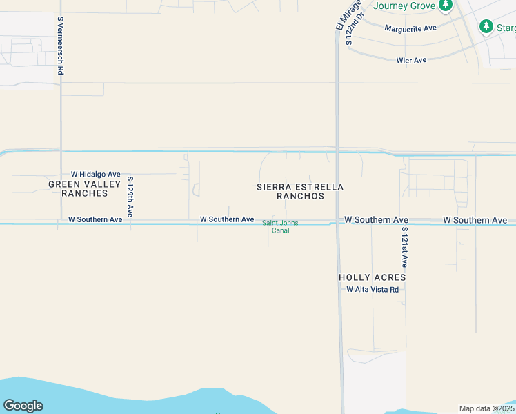 map of restaurants, bars, coffee shops, grocery stores, and more near 12507 West Hidalgo Avenue in Avondale