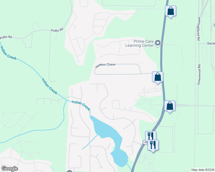 map of restaurants, bars, coffee shops, grocery stores, and more near 2071 Reserve Parkway in McDonough