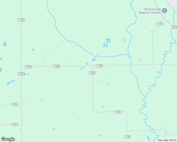 map of restaurants, bars, coffee shops, grocery stores, and more near 22 County Road 1105 in Maud